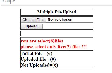 select More than Five file